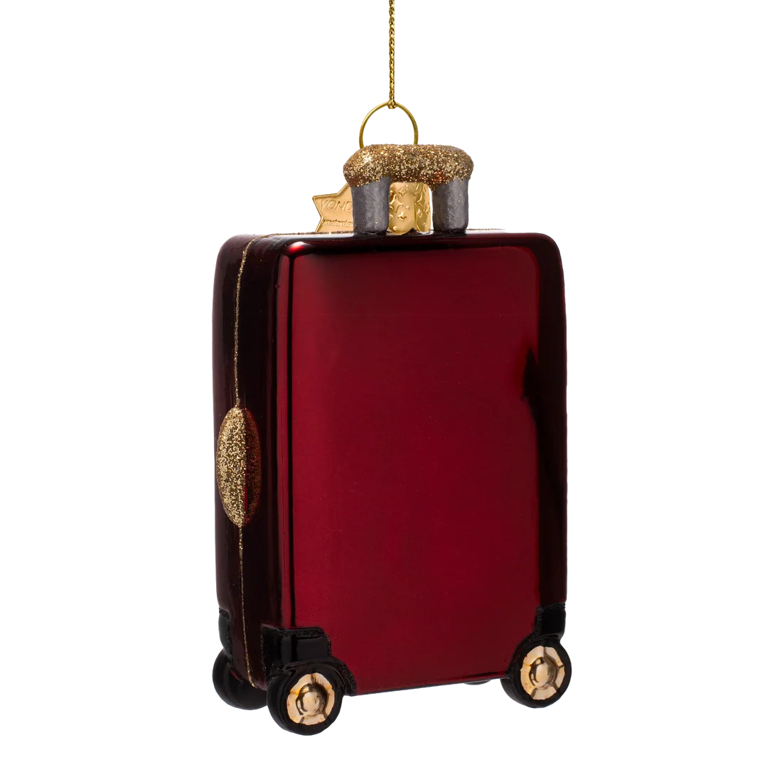 Decorazione Valigia trolley rossa Vondels