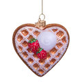 Decorazione Waffle alle fragole e panna Vondels