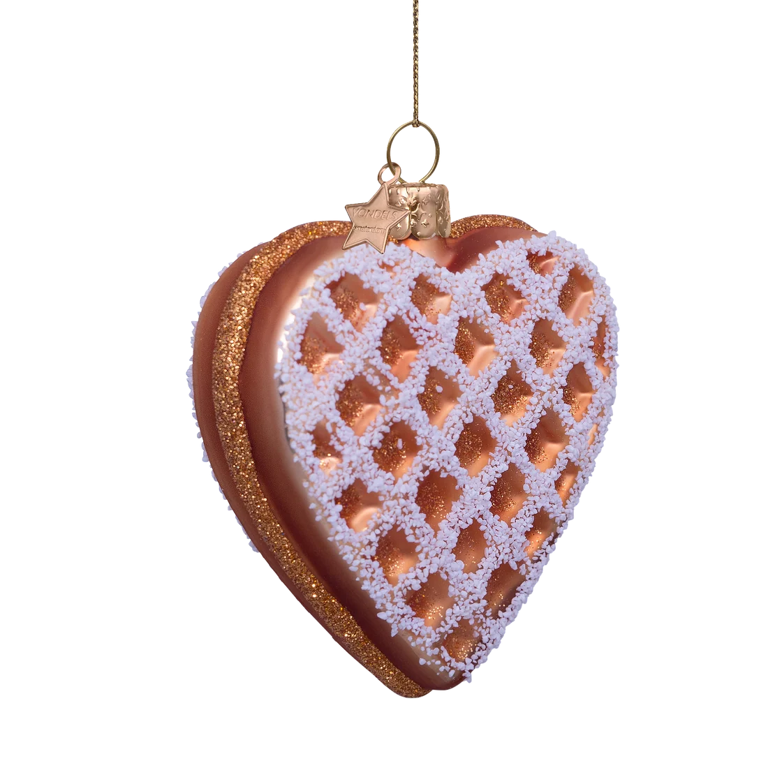 Decorazione Waffle alle fragole e panna Vondels