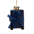 Decorazione Valigia trolley blu Vondels