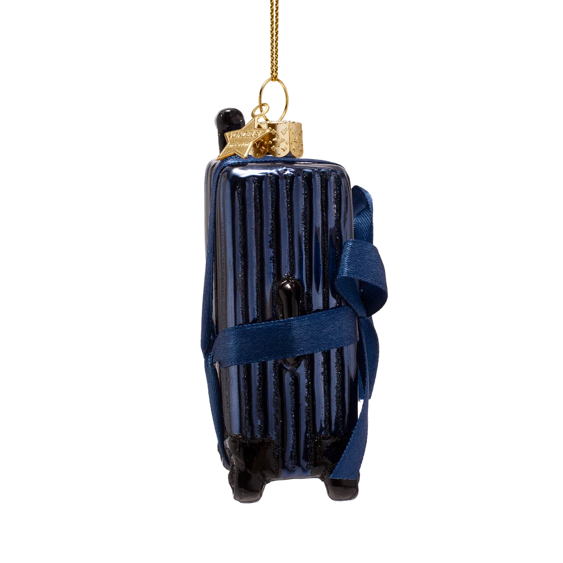 Decorazione Valigia trolley blu Vondels