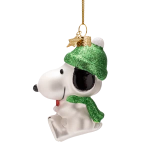 Decorazione in vetro Snoopy & Woodstock Vondels